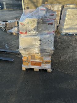 PALLET OF BUILDING MATERIALS STOCK CLEANSE INC ADHESIVE 5LTR