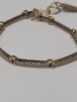 18K YELLOW GOLD 1CT DIAMOND BRACELET 6 1/2 LENGTH INSURANCE VALUE CERTIFICATED £3150