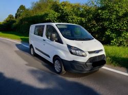 2015 FORD TRANSIT CUSTOM 6-SEATER CREW VAN >>--NO VAT ON HAMMER--<<