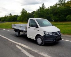 2017 (66) VOLKSWAGEN TRANSPORTER T30 TDI 150BHP LWB PICK-UP >>--NO VAT ON HAMMER--<<