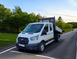 2020 FORD TRANSIT 350 LEADER L3H1 LWB CREW CAB TIPPER>>--NO VAT ON HAMMER--<<