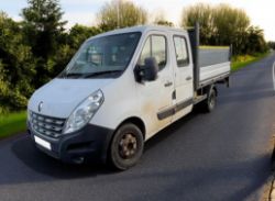 2012 (62) RENAULT MASTER ML35 DCI 150 RWD L2H1 ALLOY DROPSIDE WITH TAIL LIFT