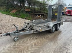 2020 BRIAN JAMES TWIN AXLE PLANT TRAILER 8FT X 4FT