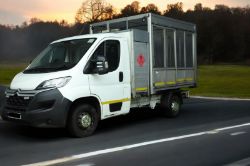 2018/68 CITROËN RELAY 35 L2 BLUEHDI ALLOY BODY CAGE TIPPER WITH TOOL BOX