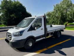 2020 (70 REG) FORD TRANSIT 350 LEADER ECOBLUE – LWB DROPSIDE TRUCK – MANUAL