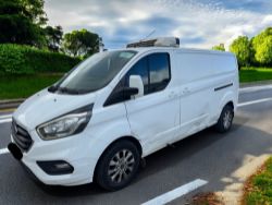 2020 (70 REG) FORD TRANSIT CUSTOM 300 LIMITED ECOBLUE – LWB FRIDGE VAN – MANUAL