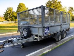 IFOR WILLIAMS LM126G 12FT FLATBED TRAILER >>--NO VAT ON HAMMER--<<