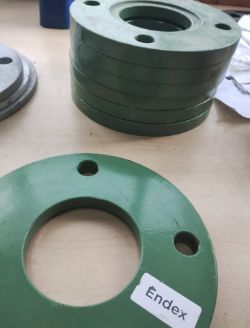 PEGLER ENDEX BI- METAL FLANGE -PN16-67MM -88114 -JOBLOT OF 7 - NEW NO BOX OR GUNMETAL INSERT.