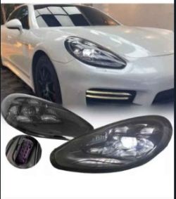 2PCS FOR 2010-2013 PORSCHE PANAMERA 970.1 LED HEADLIGHTS ASSEMBLY MATRIX UPGRADE- NEW BOXED