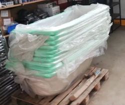 JOBLOT OF 37 -ABACUS SERIES 1 SINGLE ENDED BATH 1700 X 700MM - WHITE