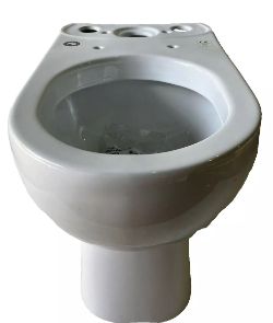 BACK TO WALL TOILET PAN CLOSE COUPLED EC1018 PAN ONLY ESSENTIAL WHITE CERAMIC