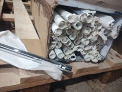 SHOWER RISER SLIDER RAIL BAR STAINLESS STEEL - 600MML X 20MM -JOBLOT OF 62
