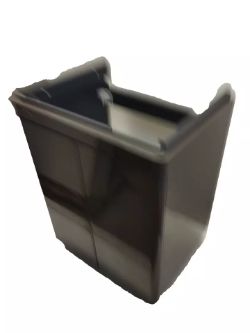 BATHROOM VANITY UNIT 600MM GLOSS GREY SCUTARI FLOOR MOUNTED 2 DOOR UNITMDLA053