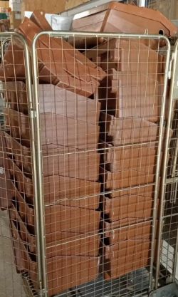 JOBLOT X16 SEMI CONCEALED METER BOXES WITH MINOR SCRATCHES BROWN NATIONAL GRID