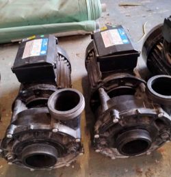 JOBLOT OF X6 USED UNTESTED TOP BRANDED SWIMMING POOL PUMPS ALL 1/1.5KW
