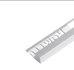 309 PIECES OF 9MM SQUARE EDGE METAL TRIM SILVER 2.5M