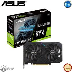 ASUS DUAL NVIDIA GEFORCE RTX 3060 TI V2 MINI 8GB GDDR6 GAMING GRAPHICS CARD