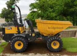 JCB 3TSTM 3 TON SWIVEL TIP DUMPER – 2017