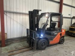 2014 TOYOTA 02-8FDF25 DIESEL FORKLIFT – 2.5 TON CAPACITY