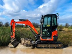2019 KUBOTA U27-4 2.7 TONNE EXCAVATOR DIGGER