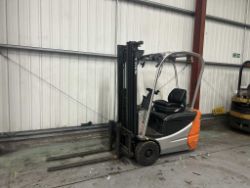 **(INCLUDES CHARGER)** 2005 STILL RX50-15 ELECTRIC FORKLIFT – 1.5 TON CAPACITY