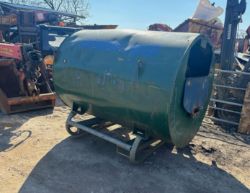 1000 LITRE BUNDED FUEL CUBE – RED/WHITE DIESEL STORAGE BOWSER