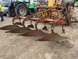 4 FURROW PLOUGH – TRACTOR SPRING HARROWS & SOIL SEEDING CULTIVATOR