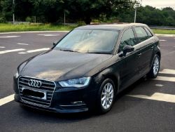 2013 AUDI A3 1.6 TDI SE HATCHBACK - MANUAL - DIESEL - BLACK >>--NO VAT ON HAMMER--<<
