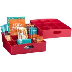 80X YOUCOPIA RED 2 PIECE SET SHELFBINS RRP £900