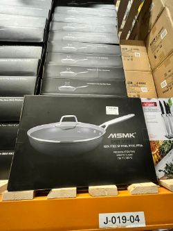 20 X NEW MSMK GREY SERIES 12.5 INCH PAN WITH GLASS LID