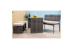 LINEA 4 PIECE LUXURY RATTAN SET