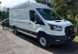 2022 FORD TRANSIT T350 130 L4H3 LEADER XLWB HIGH ROOF JUMBO – EURO 6 **(ONLY 49K MILEAGE)**