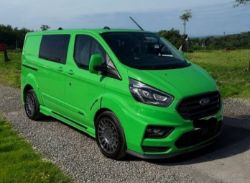 2022 FORD TRANSIT CUSTOM MS-RT CREW VAN 2.0L 170BHP 320L MTDCI AUTO **(ONLY 19K MILEAGE)**