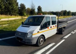 2013-13 FORD TRANSIT T350 CREW CAB TIPPER 100 BHP