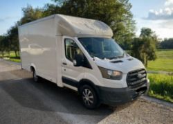 2021-21 REG FORD TRANSIT T350 ECOBLUE LUTON – 2.0L DIESEL – 130 BHP