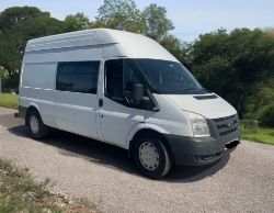 2012 FORD TRANSIT HIGH ROOF LWB WELFARE VAN **(ONLY 64K MILEAGE)** >>--NO VAT ON HAMMER--<<