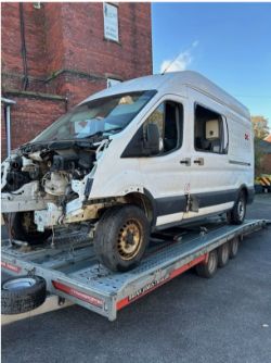 2018-18 REG FORD TRANSIT T350 CREW VAN – L3H3 RWD – 2.0L DIESEL – 130 BHP