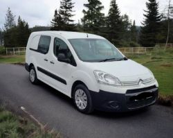 2014/64 REG CITROEN BERLINGO 725 X HDI L2H1 LWB DIESEL CREW VAN >>--NO VAT ON HAMMER--<<