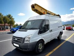 2008 FORD TRANSIT T350 115 BHP MWB MEDIUM ROOF CHERRY PICKER