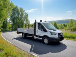2021 FORD TRANSIT 350 LEADER TDCI 130BHP – L4H1 RWD DROPSIDE WITH TAIL LIFT >>--NO VAT ON HAMMER--<<