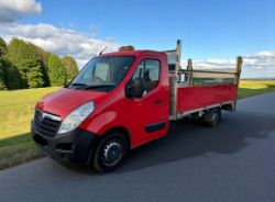 2017 VAUXHALL MOVANO 2.3 BITURBO LWB 14FT6 DROPSIDE TRUCK WITH TAIL LIFT – EURO 6