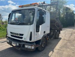 2010 IVECO 75E16 CREW CAB 7.5 TON TIPPER – AUTO BOX – THOMPSON STEEL BODY