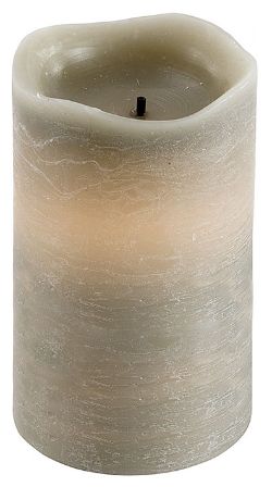 36PCS NEW STOCK HOME LIVING BRANDED STOCK TO CLEAR- GREY LED CANDLE 13CM REMOTE FEATURE