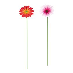72PCS GARDEN SUMMER BRANDED STOCK TO CLEAR- GARDEN METAL FLOWER,DECORATED STAKES -