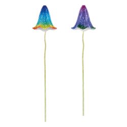 96PCS GARDEN SUMMER BRANDED STOCK TO CLEAR- GARDEN METAL FLOWER,DECORATED STAKES -