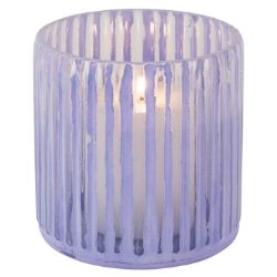 96PCS NEW STOCK HOME LIVING BRANDED STOCK TO CLEAR - LILAC CANDLE HOLDER H11 X DIA.11CM
