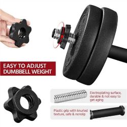 TRADE LOT 46 X SETS OF 2 - 20KG ADJUSTABLE WEIGHT DUMBBELL SETS. EACH SET INCLUDES: 4 X 3KG