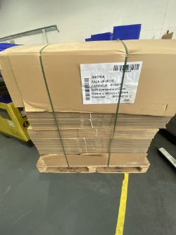 PALLET OF 200 BRAND NEW PACKING BOXES 590X390X380