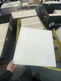 PALLET OF RECLAIMED LED CEILING PANELS & TILES