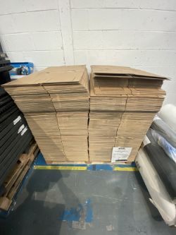 PALLET OF 360 X NEW PACKING BOXES